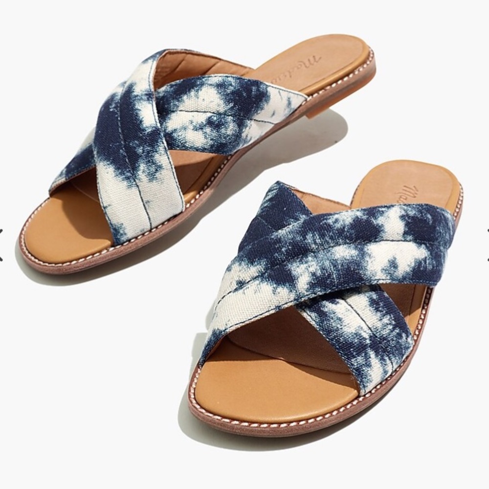 MOVING SALE | Women’s Madewell The Skyler Slide Sandal in Tie-Dye, Size 9.5